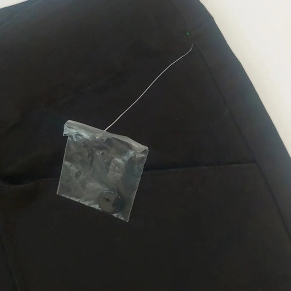 MODCLOTH "The Style Is Yours" Wide Leg Trousers front seam Pants Black Size 10 - Picture 7 of 8